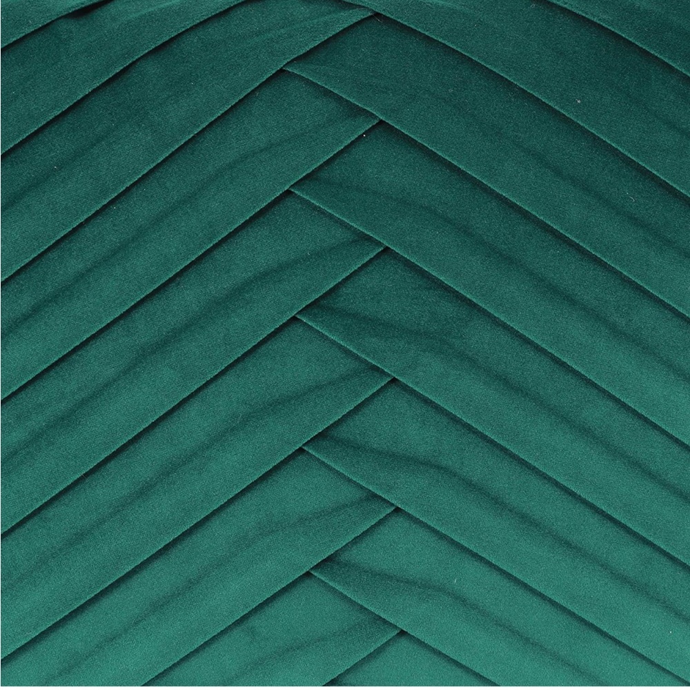 Velvet Pillow in Eden Emerald Green - Picture 3 of 5